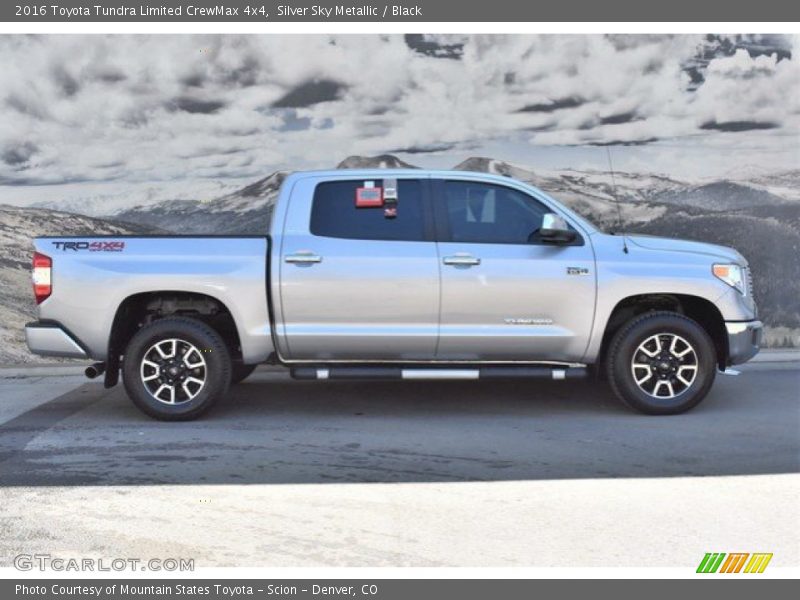 Silver Sky Metallic / Black 2016 Toyota Tundra Limited CrewMax 4x4