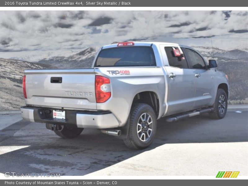 Silver Sky Metallic / Black 2016 Toyota Tundra Limited CrewMax 4x4