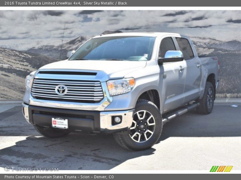 Silver Sky Metallic / Black 2016 Toyota Tundra Limited CrewMax 4x4