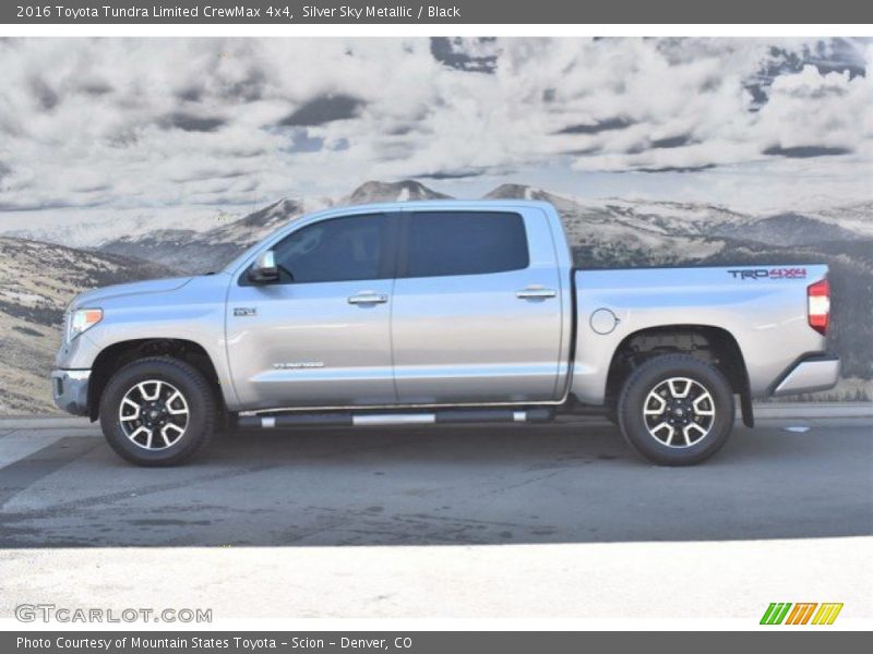 Silver Sky Metallic / Black 2016 Toyota Tundra Limited CrewMax 4x4