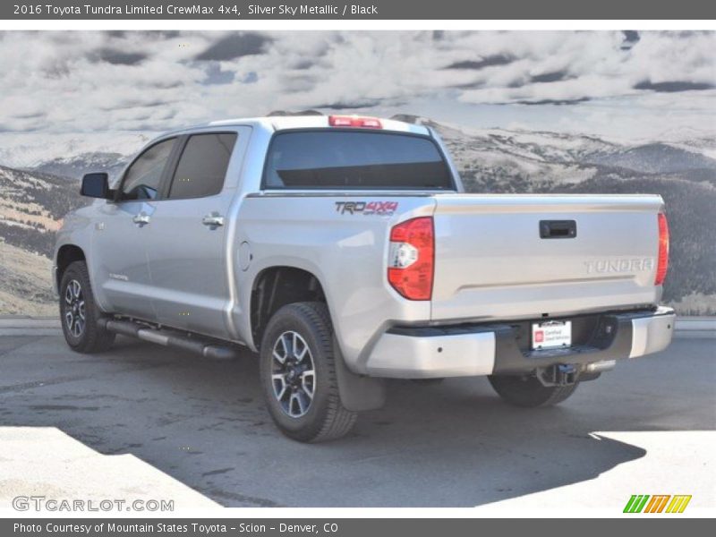 Silver Sky Metallic / Black 2016 Toyota Tundra Limited CrewMax 4x4