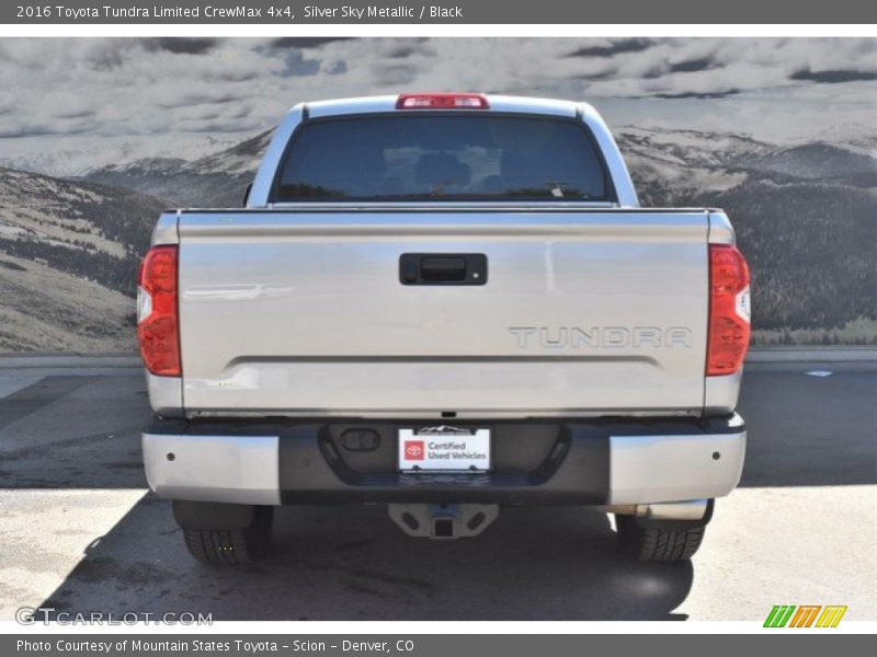 Silver Sky Metallic / Black 2016 Toyota Tundra Limited CrewMax 4x4