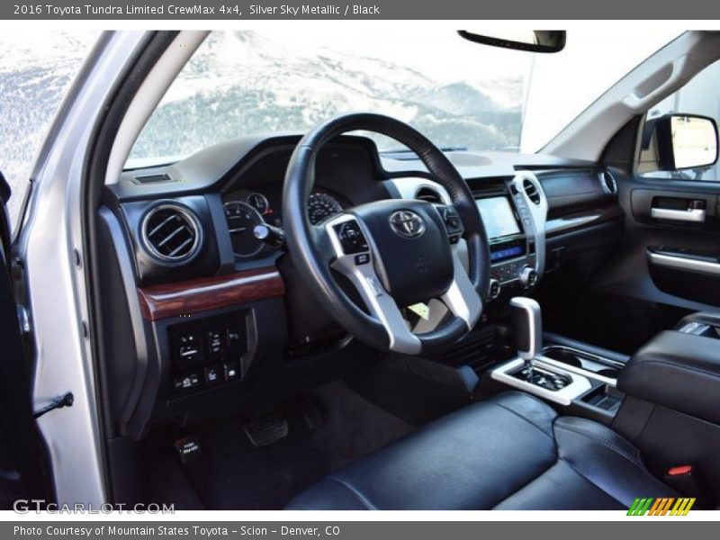 Silver Sky Metallic / Black 2016 Toyota Tundra Limited CrewMax 4x4