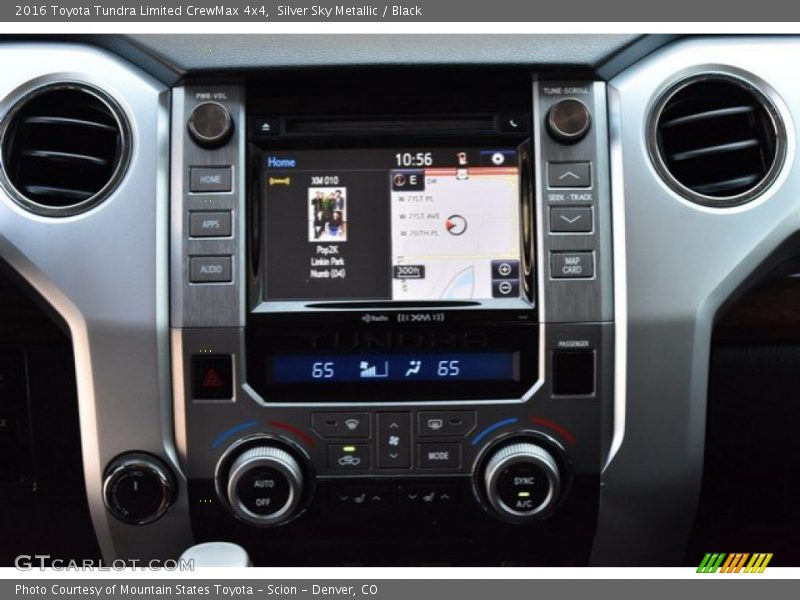 Silver Sky Metallic / Black 2016 Toyota Tundra Limited CrewMax 4x4