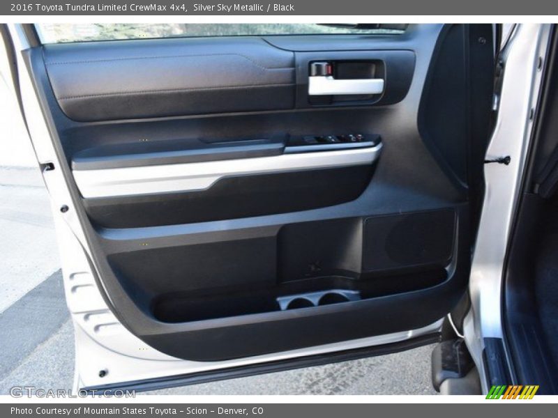 Silver Sky Metallic / Black 2016 Toyota Tundra Limited CrewMax 4x4
