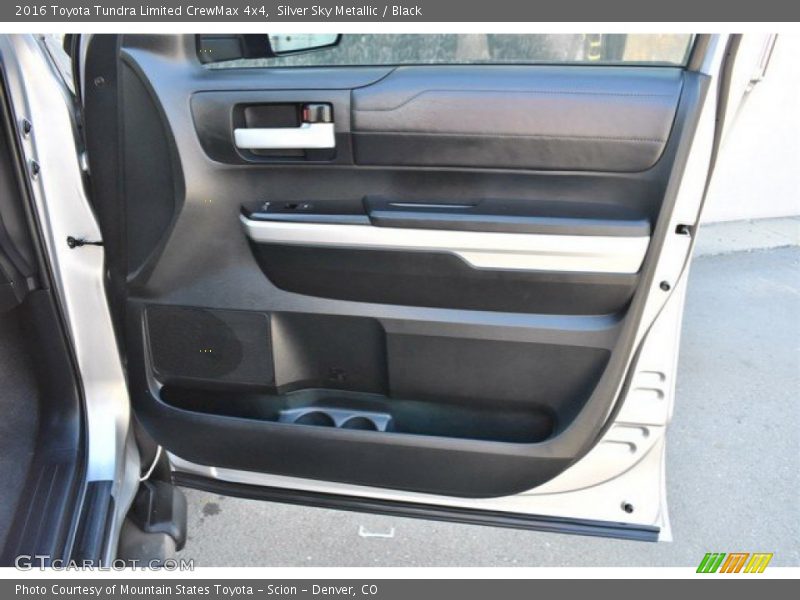 Silver Sky Metallic / Black 2016 Toyota Tundra Limited CrewMax 4x4