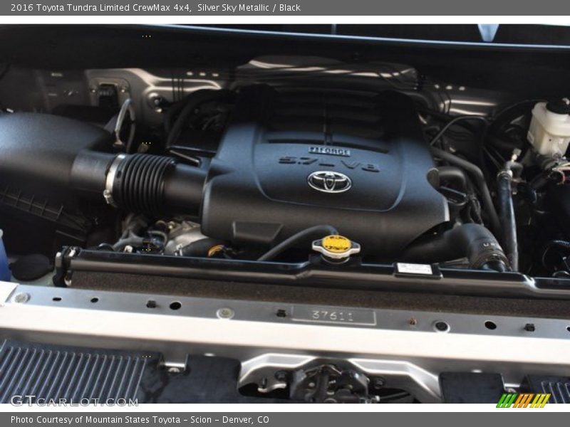 Silver Sky Metallic / Black 2016 Toyota Tundra Limited CrewMax 4x4