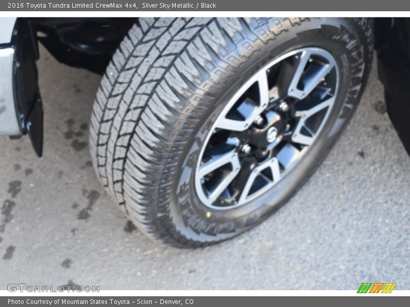 Silver Sky Metallic / Black 2016 Toyota Tundra Limited CrewMax 4x4