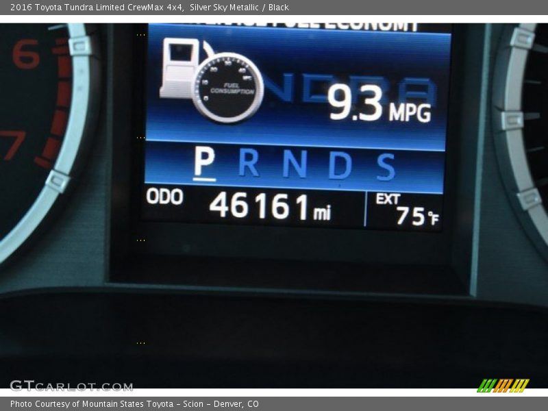 Silver Sky Metallic / Black 2016 Toyota Tundra Limited CrewMax 4x4