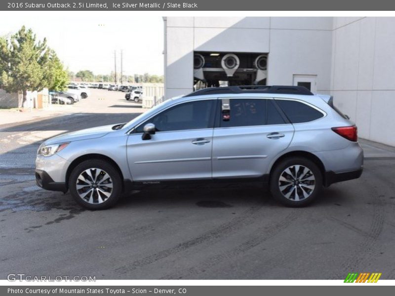 Ice Silver Metallic / Slate Black 2016 Subaru Outback 2.5i Limited