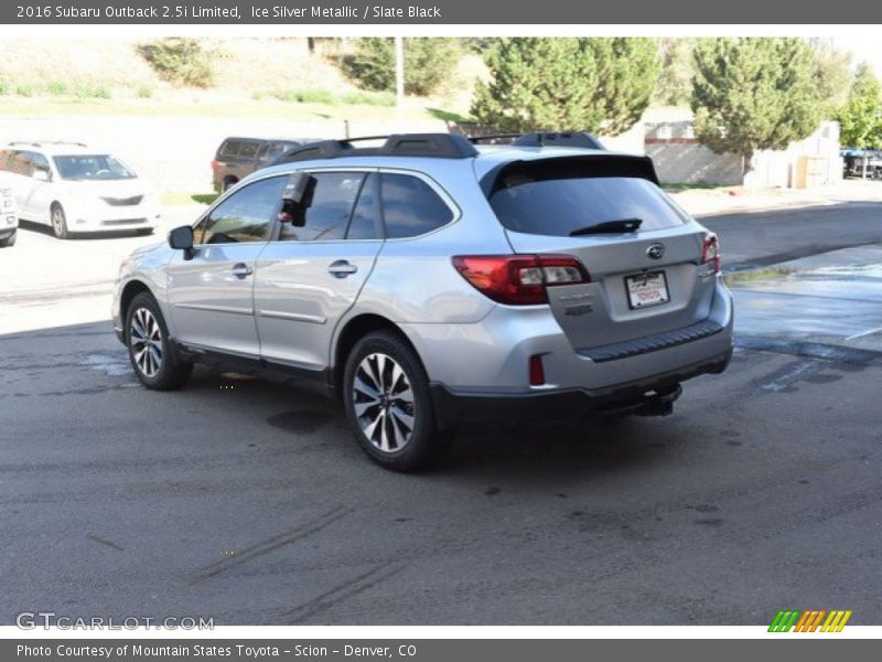 Ice Silver Metallic / Slate Black 2016 Subaru Outback 2.5i Limited