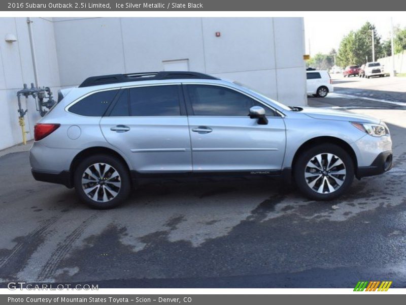 Ice Silver Metallic / Slate Black 2016 Subaru Outback 2.5i Limited