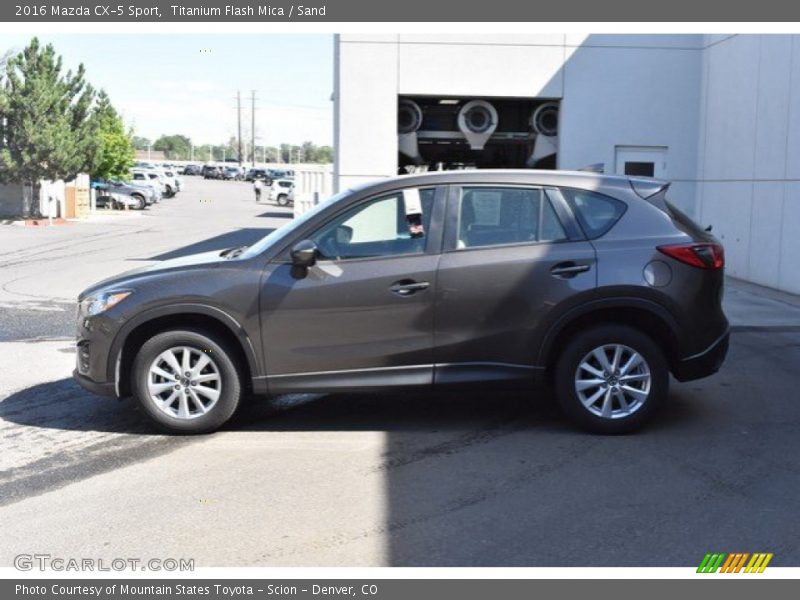 Titanium Flash Mica / Sand 2016 Mazda CX-5 Sport