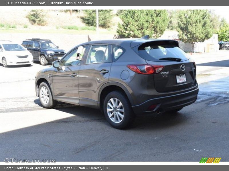 Titanium Flash Mica / Sand 2016 Mazda CX-5 Sport