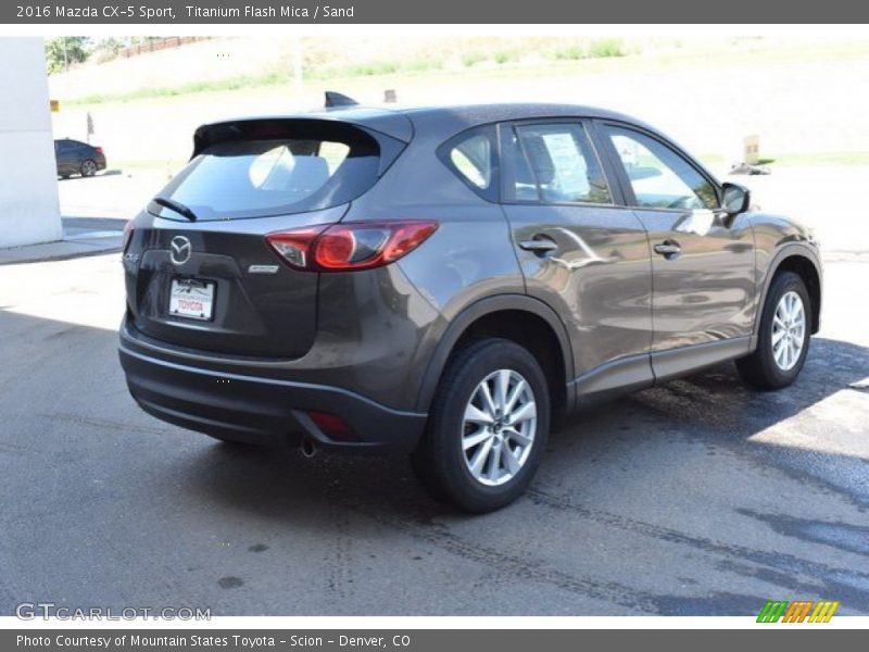 Titanium Flash Mica / Sand 2016 Mazda CX-5 Sport