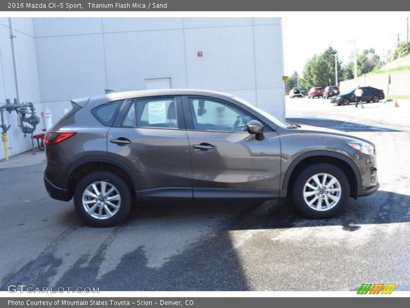 Titanium Flash Mica / Sand 2016 Mazda CX-5 Sport