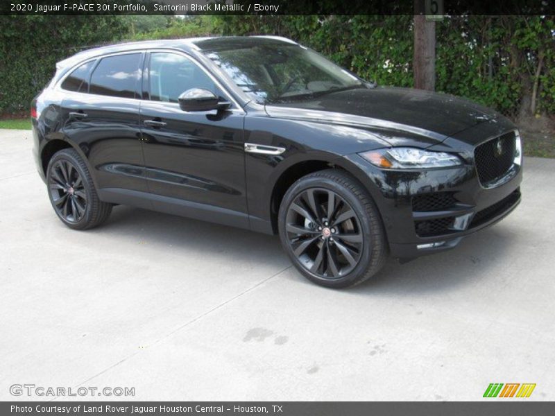 Santorini Black Metallic / Ebony 2020 Jaguar F-PACE 30t Portfolio