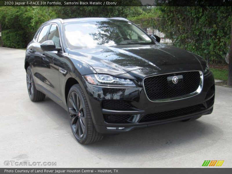 Santorini Black Metallic / Ebony 2020 Jaguar F-PACE 30t Portfolio
