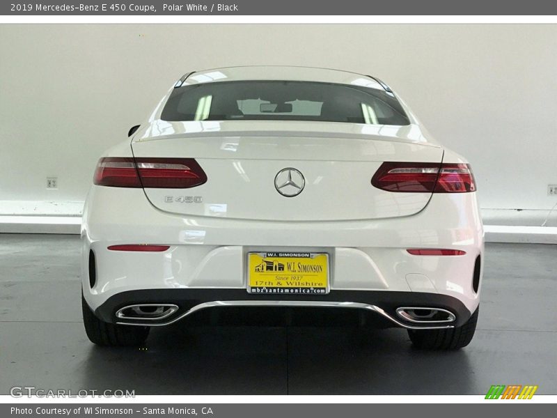 Polar White / Black 2019 Mercedes-Benz E 450 Coupe