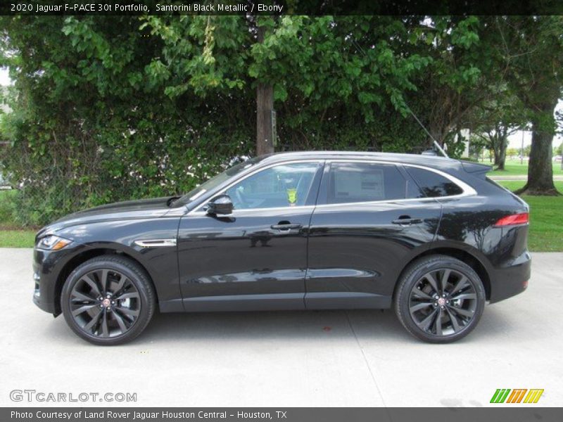  2020 F-PACE 30t Portfolio Santorini Black Metallic