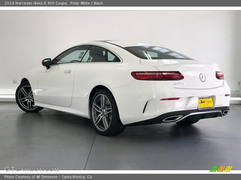 Polar White / Black 2019 Mercedes-Benz E 450 Coupe