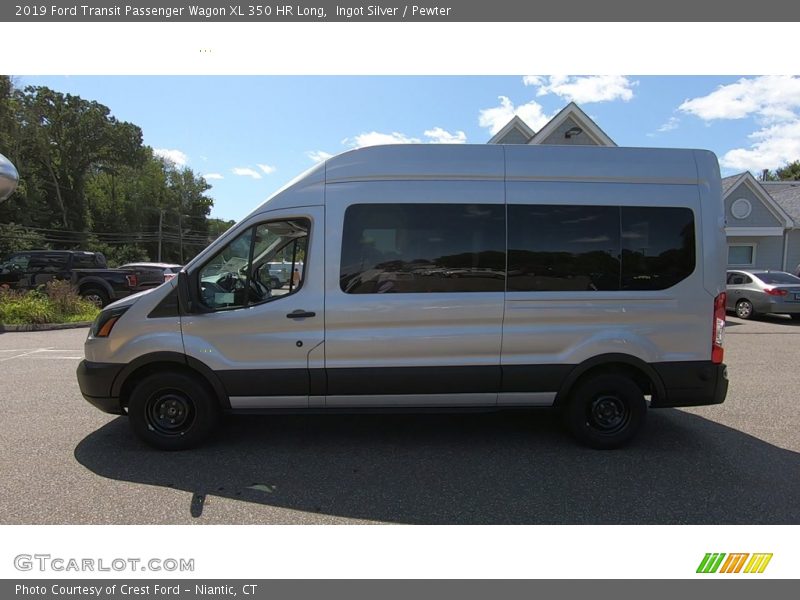 Ingot Silver / Pewter 2019 Ford Transit Passenger Wagon XL 350 HR Long