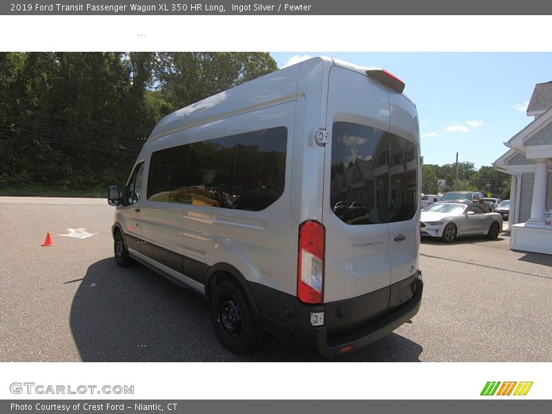 Ingot Silver / Pewter 2019 Ford Transit Passenger Wagon XL 350 HR Long