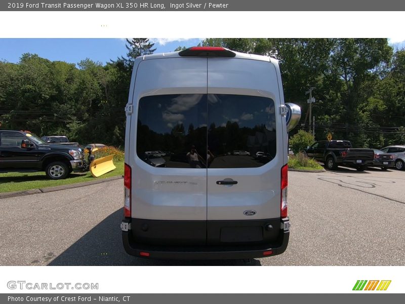 Ingot Silver / Pewter 2019 Ford Transit Passenger Wagon XL 350 HR Long
