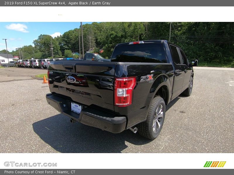 Agate Black / Earth Gray 2019 Ford F150 XL SuperCrew 4x4