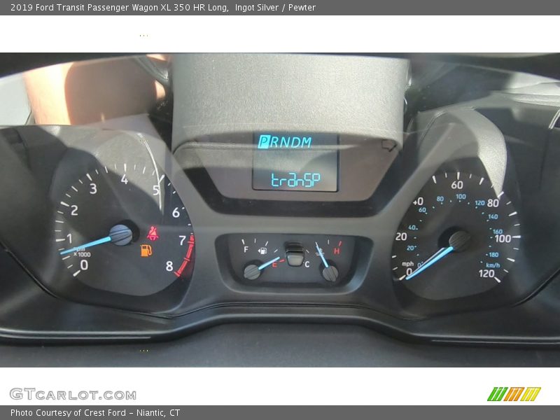 Ingot Silver / Pewter 2019 Ford Transit Passenger Wagon XL 350 HR Long