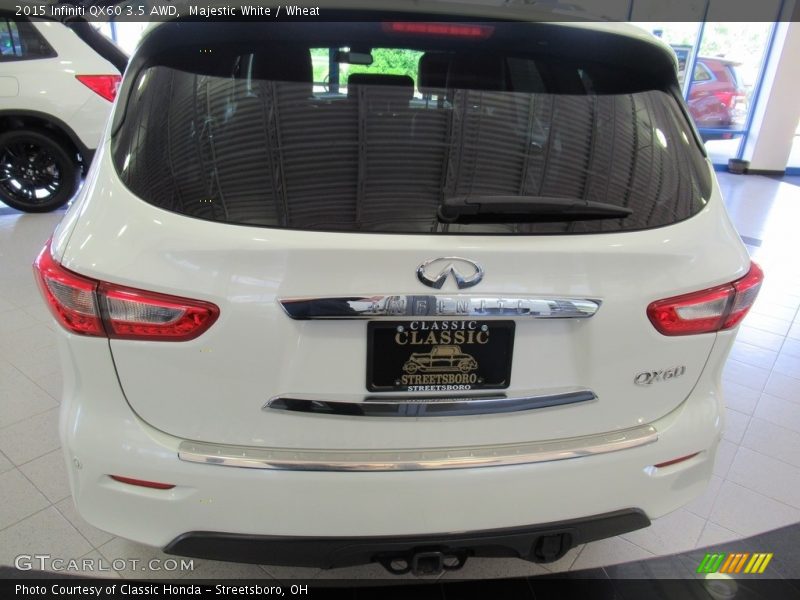 Majestic White / Wheat 2015 Infiniti QX60 3.5 AWD