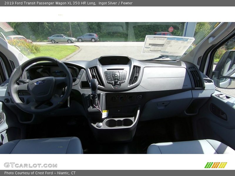 Ingot Silver / Pewter 2019 Ford Transit Passenger Wagon XL 350 HR Long