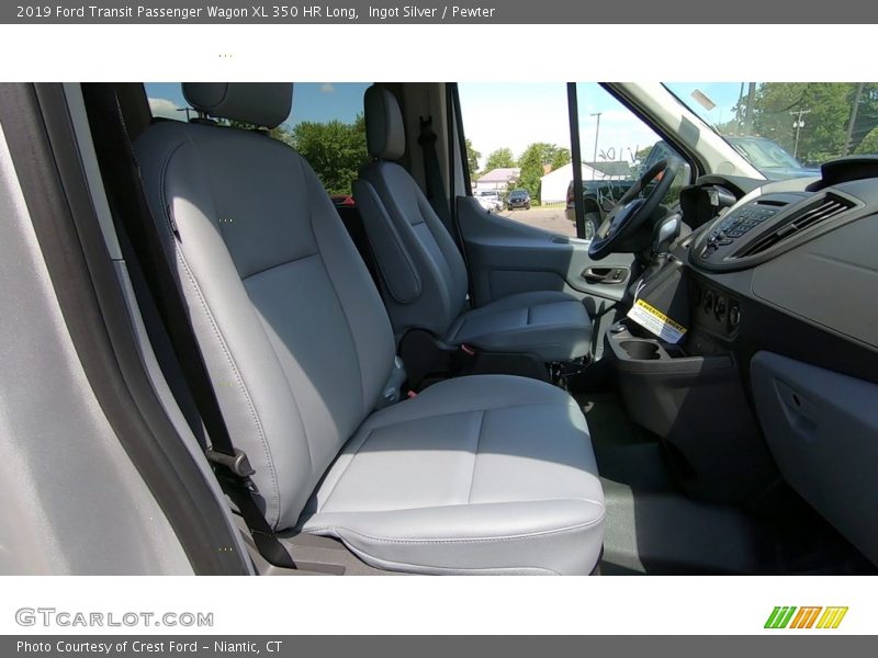 Ingot Silver / Pewter 2019 Ford Transit Passenger Wagon XL 350 HR Long