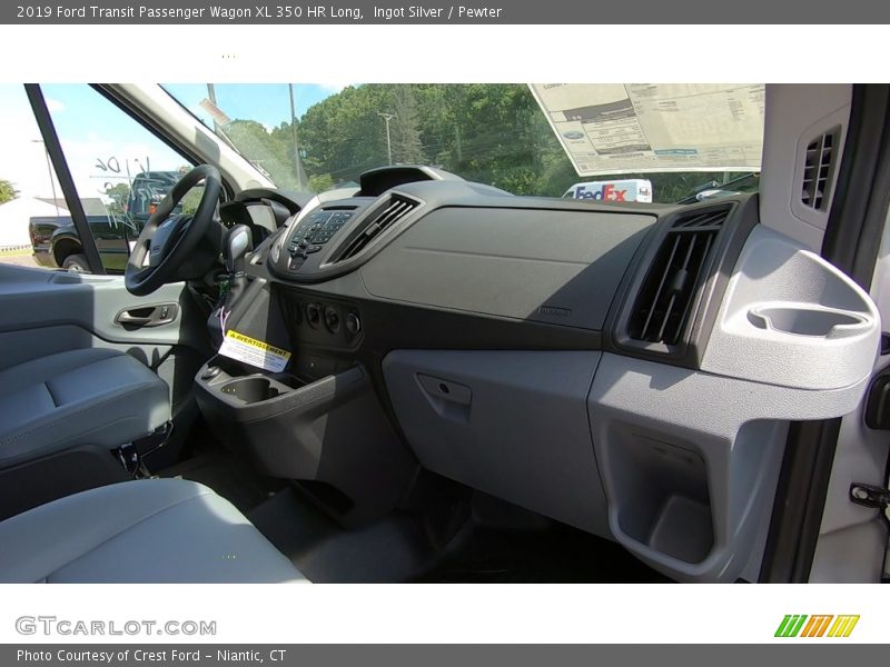 Ingot Silver / Pewter 2019 Ford Transit Passenger Wagon XL 350 HR Long