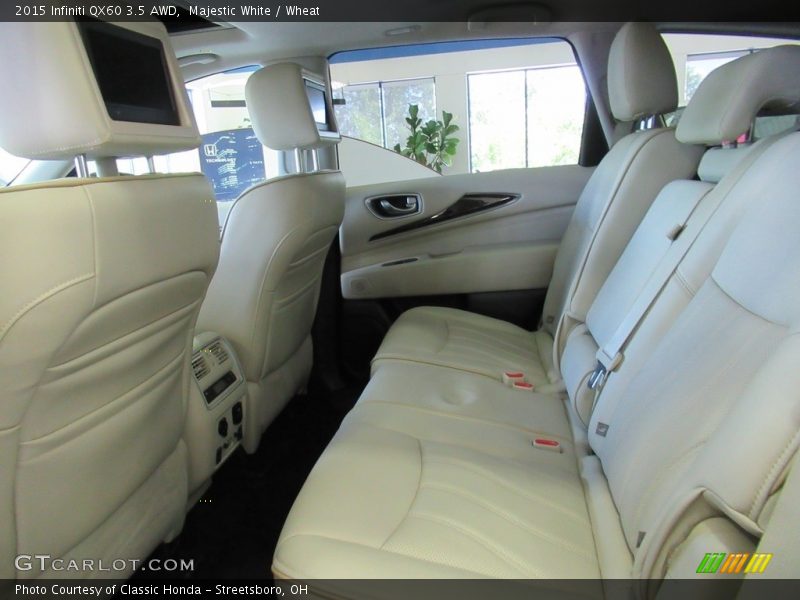 Majestic White / Wheat 2015 Infiniti QX60 3.5 AWD