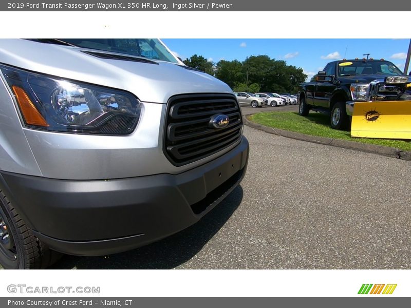Ingot Silver / Pewter 2019 Ford Transit Passenger Wagon XL 350 HR Long