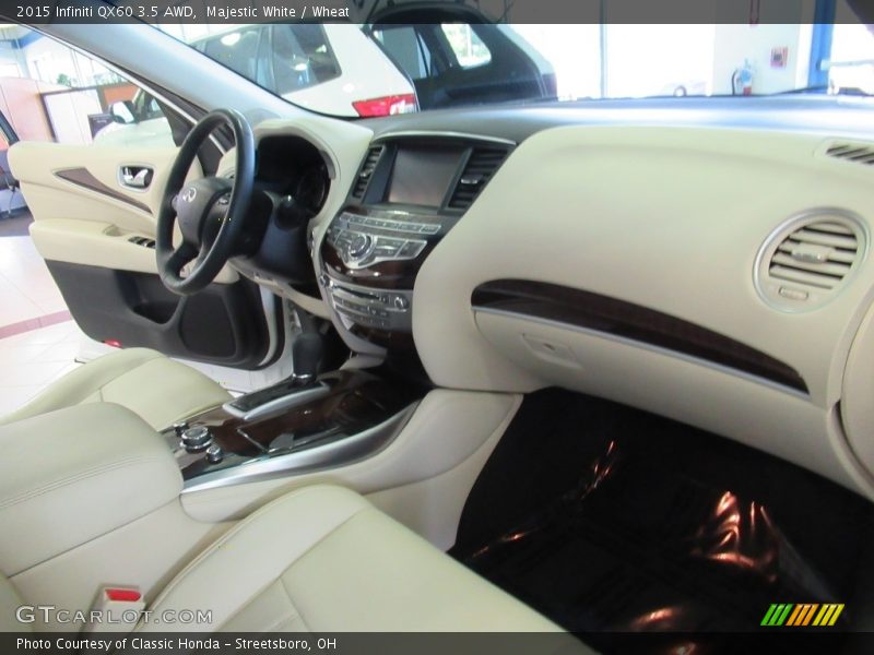 Majestic White / Wheat 2015 Infiniti QX60 3.5 AWD