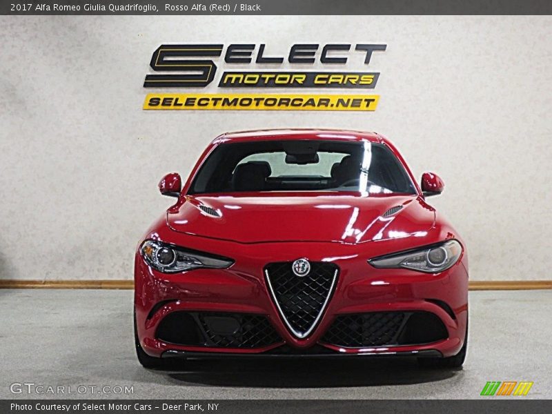 Rosso Alfa (Red) / Black 2017 Alfa Romeo Giulia Quadrifoglio
