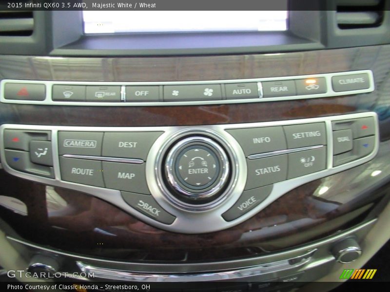 Majestic White / Wheat 2015 Infiniti QX60 3.5 AWD