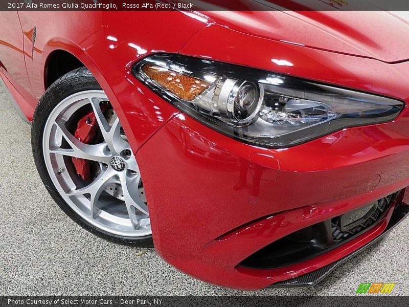 Rosso Alfa (Red) / Black 2017 Alfa Romeo Giulia Quadrifoglio