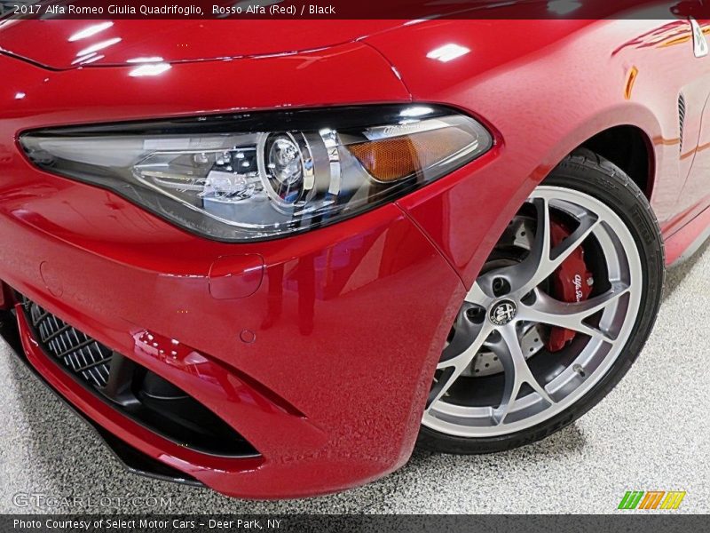 Rosso Alfa (Red) / Black 2017 Alfa Romeo Giulia Quadrifoglio