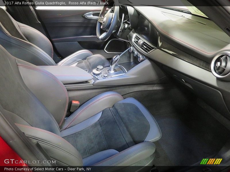 Rosso Alfa (Red) / Black 2017 Alfa Romeo Giulia Quadrifoglio