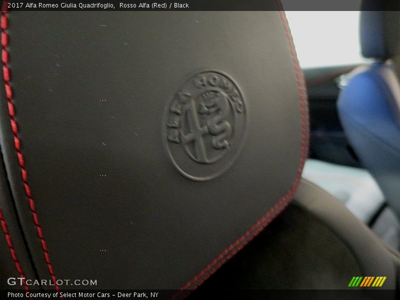 Rosso Alfa (Red) / Black 2017 Alfa Romeo Giulia Quadrifoglio