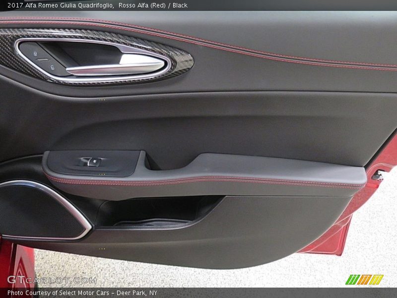 Rosso Alfa (Red) / Black 2017 Alfa Romeo Giulia Quadrifoglio