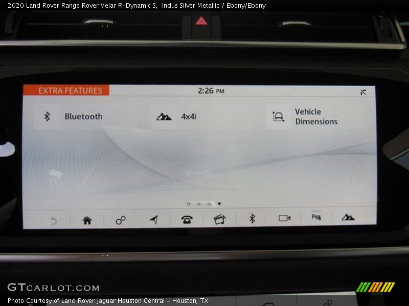 Controls of 2020 Range Rover Velar R-Dynamic S