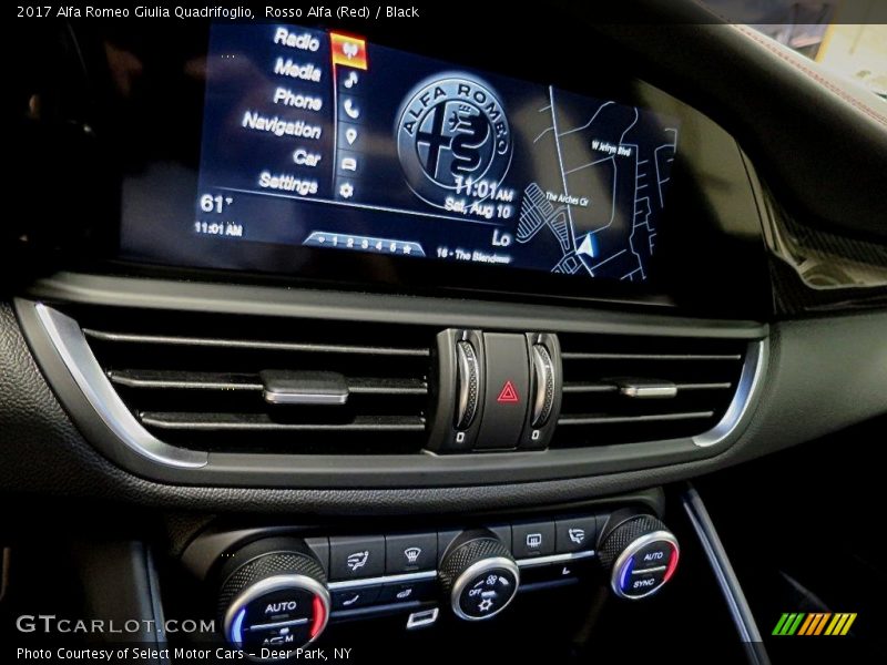 Rosso Alfa (Red) / Black 2017 Alfa Romeo Giulia Quadrifoglio