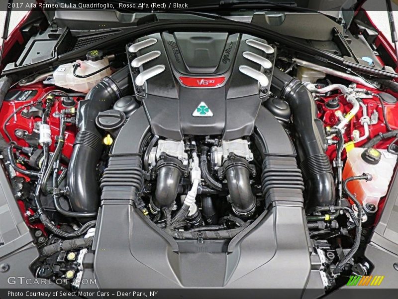  2017 Giulia Quadrifoglio Engine - 2.9 Liter Twin-Turbocharged DOHC 24-Valve VVT V6