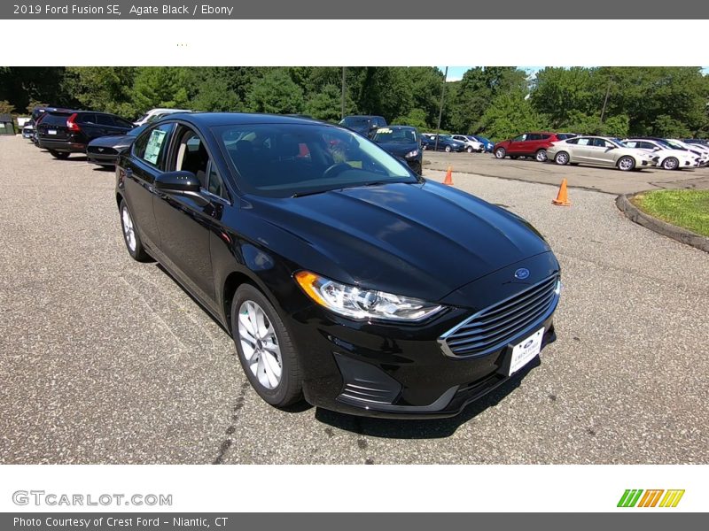 Agate Black / Ebony 2019 Ford Fusion SE