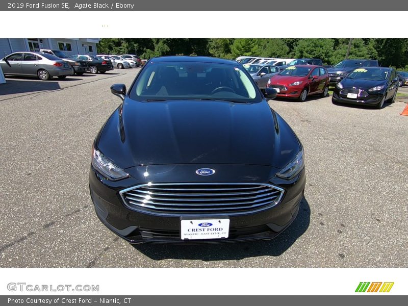 Agate Black / Ebony 2019 Ford Fusion SE