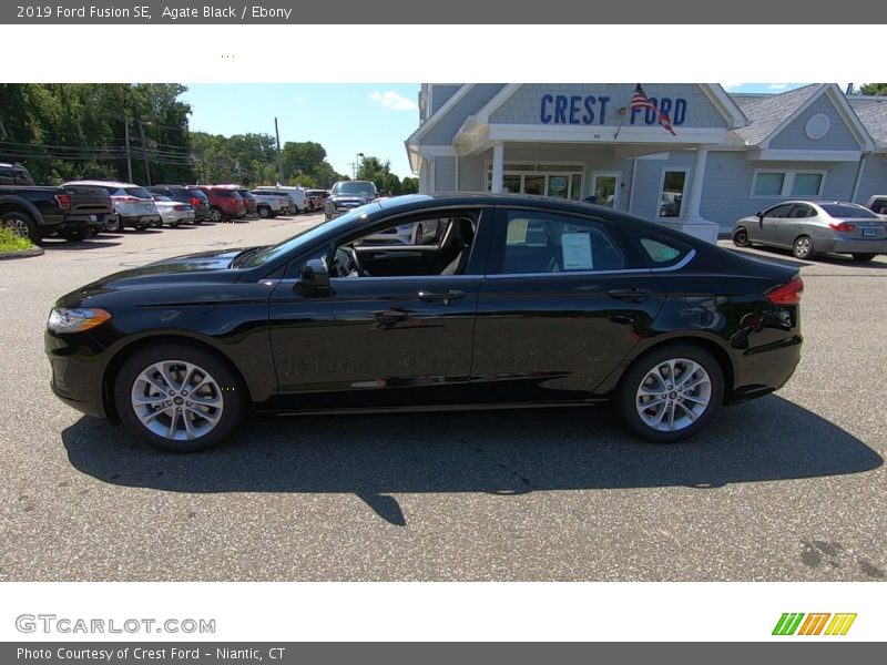 Agate Black / Ebony 2019 Ford Fusion SE